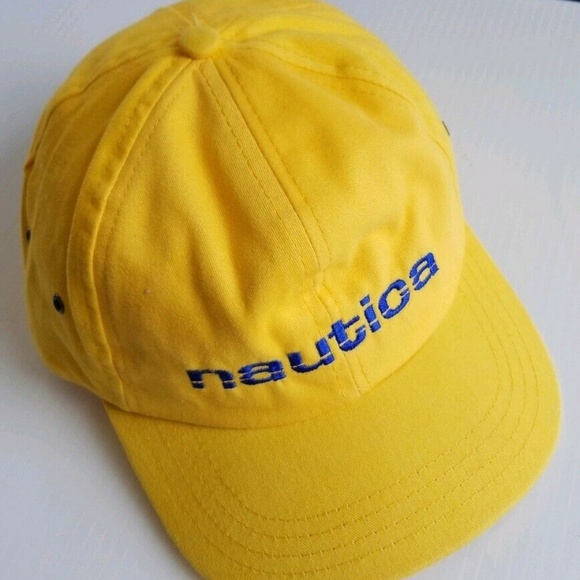 yellow nautica hat